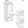 MIELE KFN 7734 C Koel-vriescombinatie (C, 253 l, 1770 mm hoog, wit)