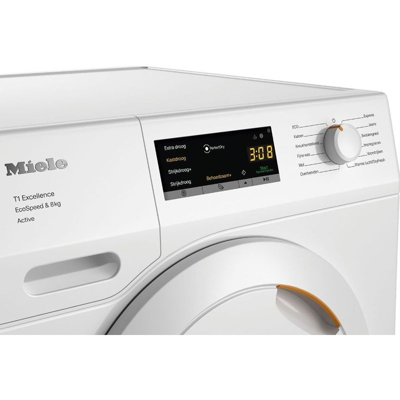 Miele - TEA535 WP Excellence EcoSpeed - Warmtepompdroger - Wit