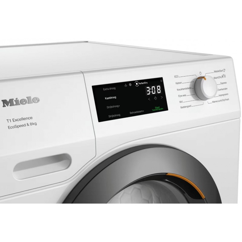 Miele TEC655WP - wasdroger - 8KG - EcoSpeed 
