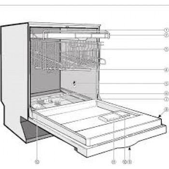 Miele type g 4410 sci half geintegeerdere vaatwasser 