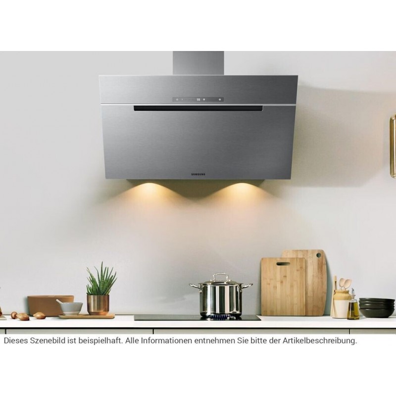 Samsung NK24C7070WS/UR RVS afzuigkap met schoorsteen van 60 cm
