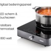 Princess 303010 Inductie Kookplaat - Vrijstaande inductieplaat - Digitaal - LED-display - 1800 Watt - Zwart - Elektrische kookplaat