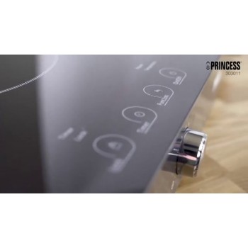 Princess 303011 Dubbele Inductie Kookplaat - Vrijstaand - Digitaal - LED-display - 3100 Watt - Zwart