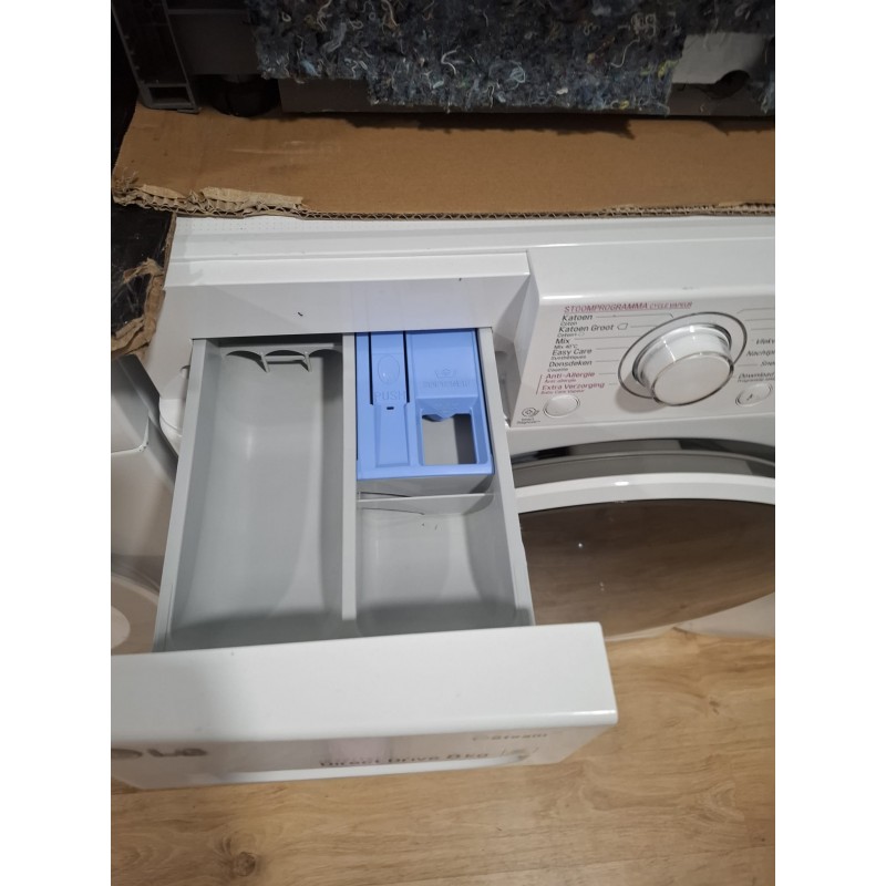 Refurbished - LG Fh4j6ts8 - Wasmachine - 8 kg - 1400 tpm - Direct Drive & Steamwash - Energieklasse A+++ - Wit