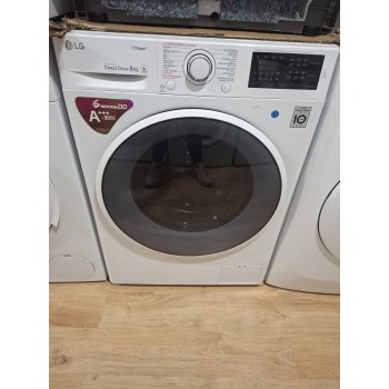 Refurbished - LG Fh4j6ts8 - Wasmachine - 8 kg - 1400 tpm - Direct Drive & Steamwash - Energieklasse A+++ - Wit
