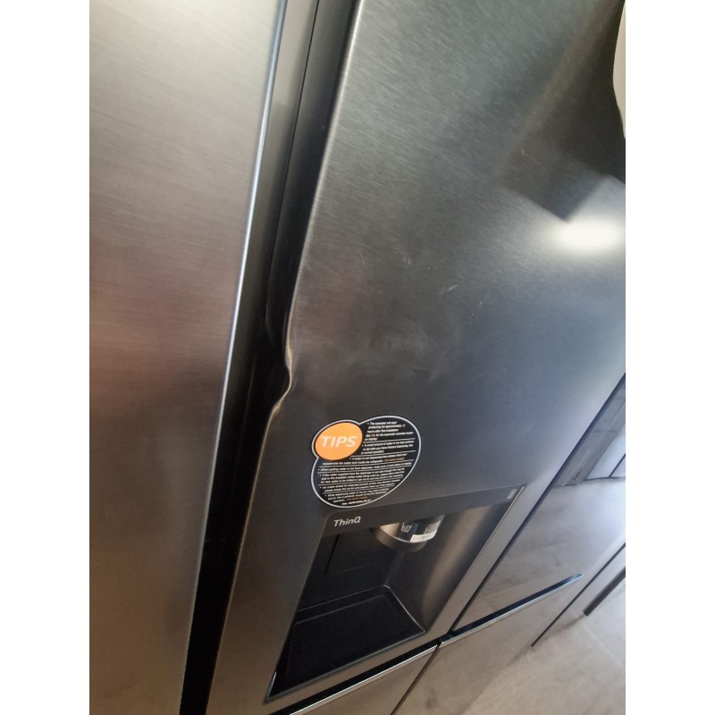 Schademodel - LG GSGV80EPLD InstaView - Amerikaanse koelkast - breedte 91.3 cm - hoogte 179 cm - inhoud 635 l - NoFrost