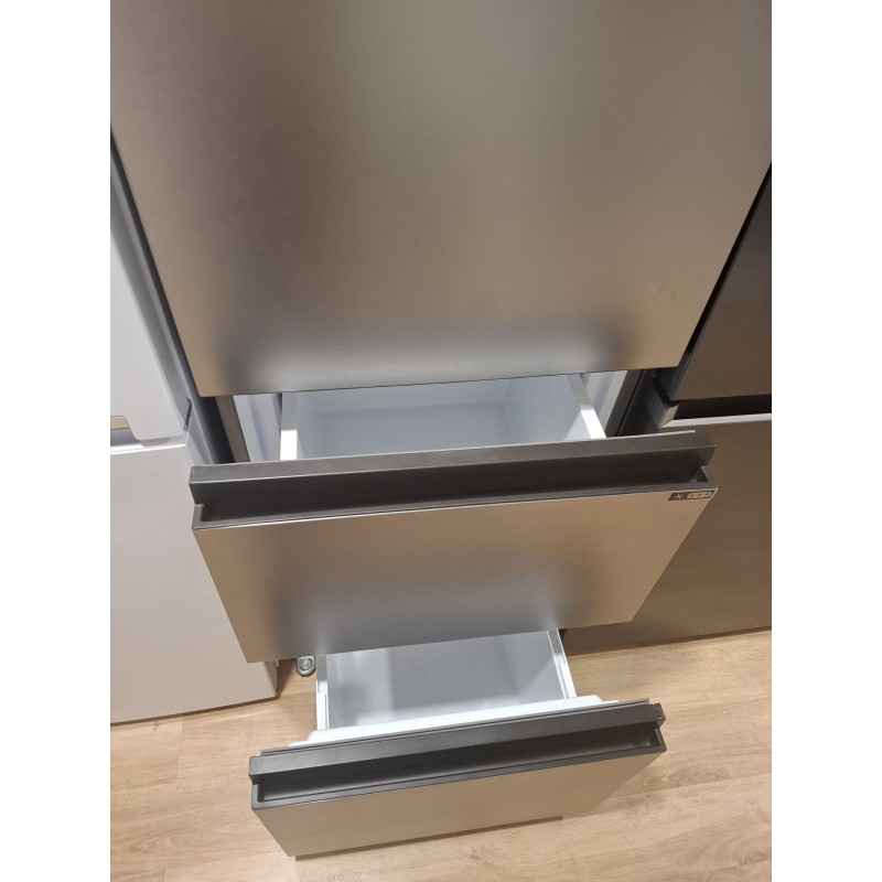 Refurbished - Haier HTR3518ENMX - Koel-vriescombinatie - 303L - Direct Access Lades - Flexible Deur Vakken - Total No Frost - 99% Air Surround - Energieklasse E