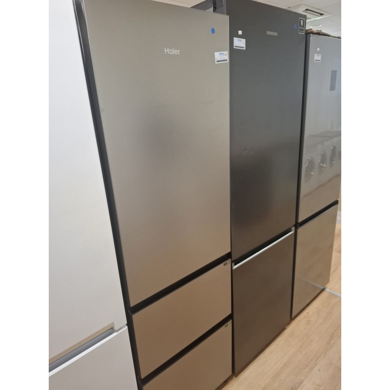 Refurbished - Haier HTR3518ENMX - Koel-vriescombinatie - 303L - Direct Access Lades - Flexible Deur Vakken - Total No Frost - 99% Air Surround - Energieklasse E