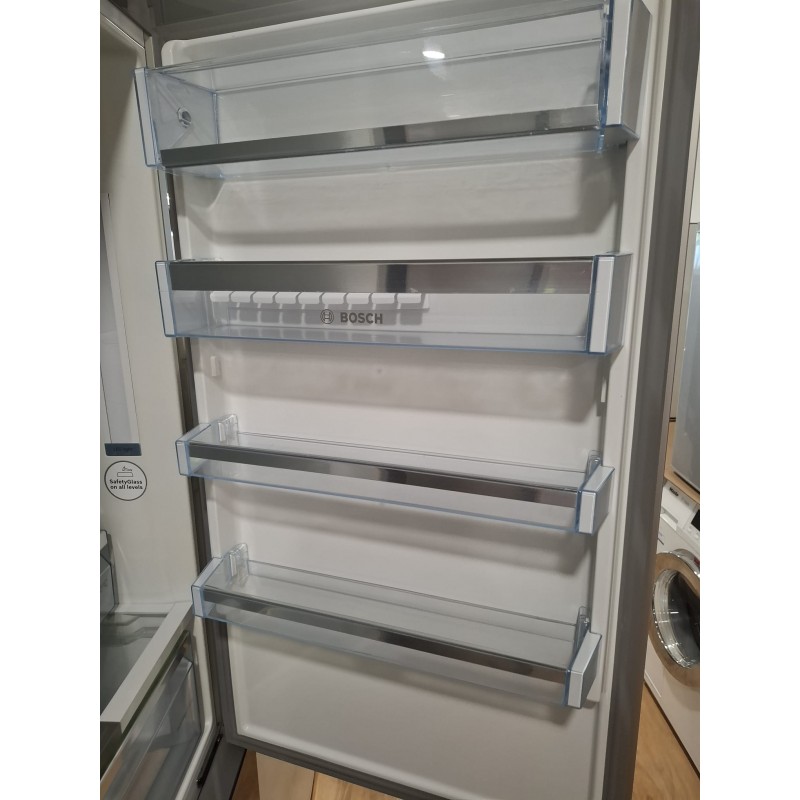 Refurbished - Bosch Vrijstaande koel-vriescombinatie - Serie 6 - Glazen deur - KGN56LB30U