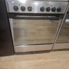 Refurbished - Refurbished - Indesit KN6C61A(X)/NL S fornuis Vrijstaand fornuis Zwart, Zilver Keramisch 