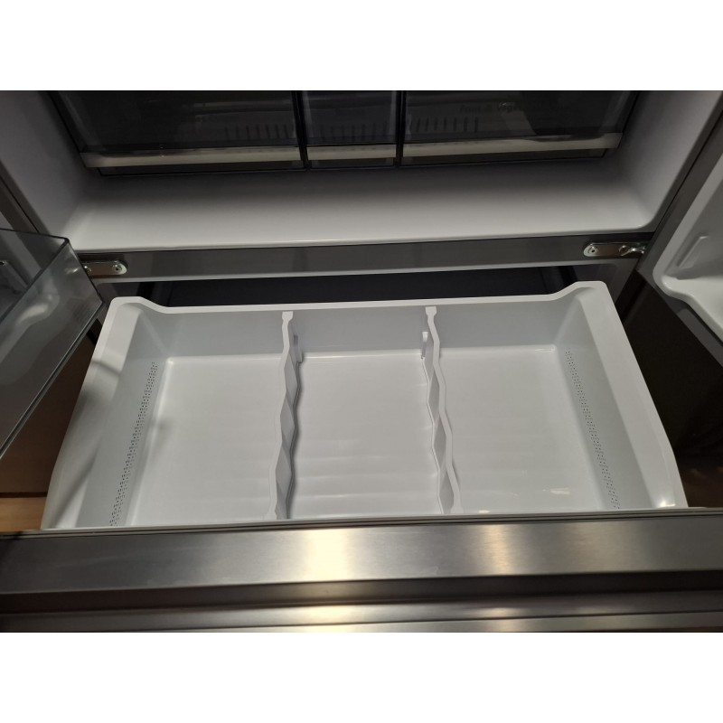 Refurbished - Hisense RF749N4SWSE amerikaanse koelkast Vrijstaand 579 l E Roestvrijstaal 