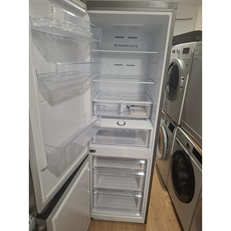Refurbished - Samsung Rb34c603cs9 - Koelvriescombinatie - 185 Cm - Met Wi-fi