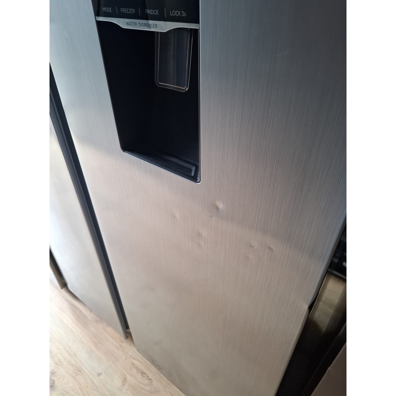 Schademodel - Exquisit SBS146-WS-041EW - Amerikaanse koelkast - Waterdispenser - Display  - No Frost - 439 liter - Wit