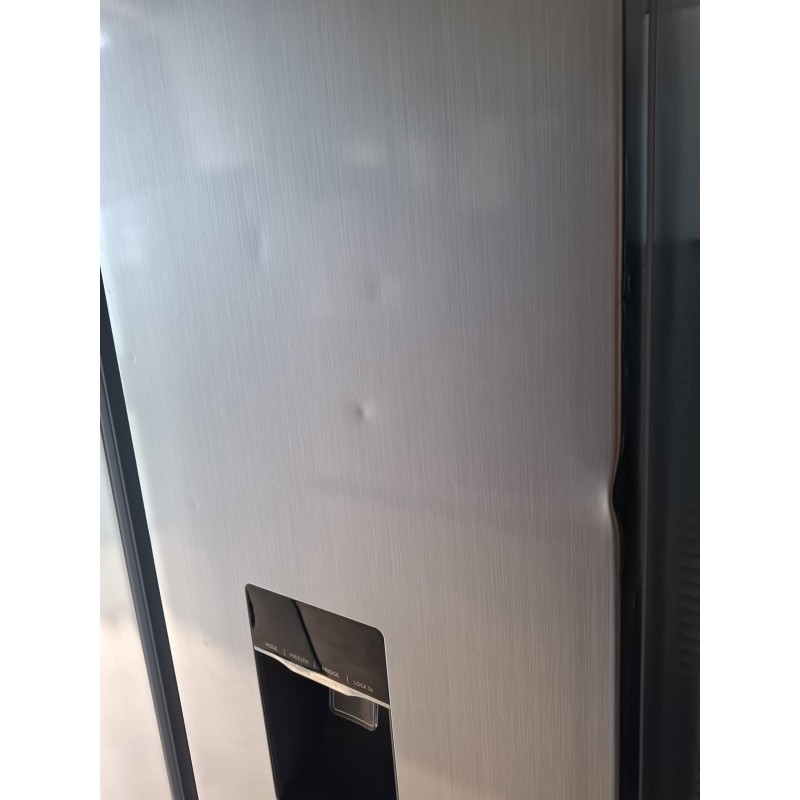 Schademodel - Exquisit SBS146-WS-041EW - Amerikaanse koelkast - Waterdispenser - Display  - No Frost - 439 liter - Wit