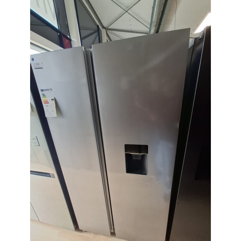 Schademodel - Exquisit SBS146-WS-041EW - Amerikaanse koelkast - Waterdispenser - Display  - No Frost - 439 liter - Wit