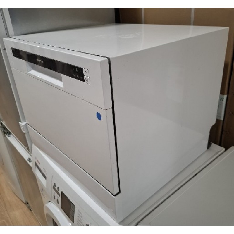 Refurbished - Inventum VVW5520 - Mini vaatwasser - Vrijstaand - 6 couverts - 6 programma’s - Bestekmandje- Wit