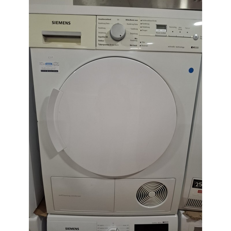 Refurbished - Siemens WT44W371NL wasdroger Vrijstaand Voorbelading Wit 7 kg 