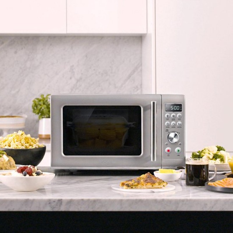 Sage The Compact Wave Silver Vrijstaande magnetron