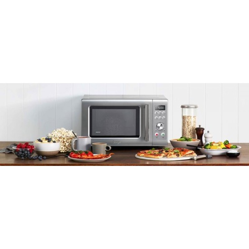 Sage The Compact Wave Silver Vrijstaande magnetron