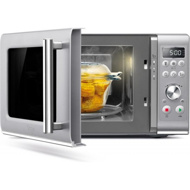Sage The Compact Wave Silver Vrijstaande magnetron