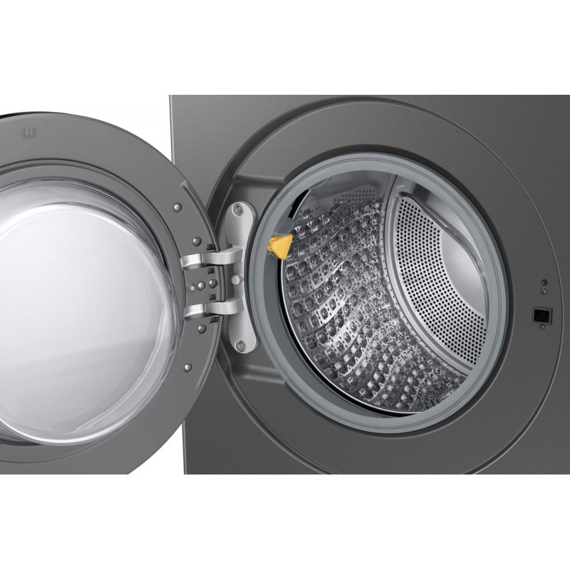Samsung WD18DB8995BZ Was-droogcombinatie Vrijstaand Voorbelading Zilver A