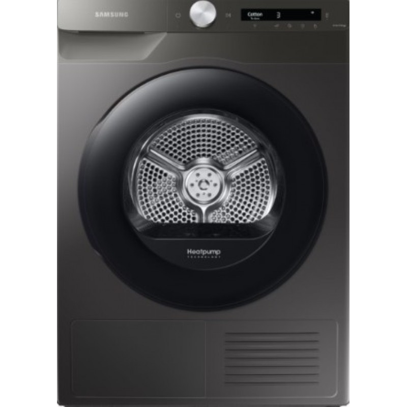 Samsung DV90T5240AN wasdroger Vrijstaand Voorbelading 9 kg A+++ Roestvrijstaal