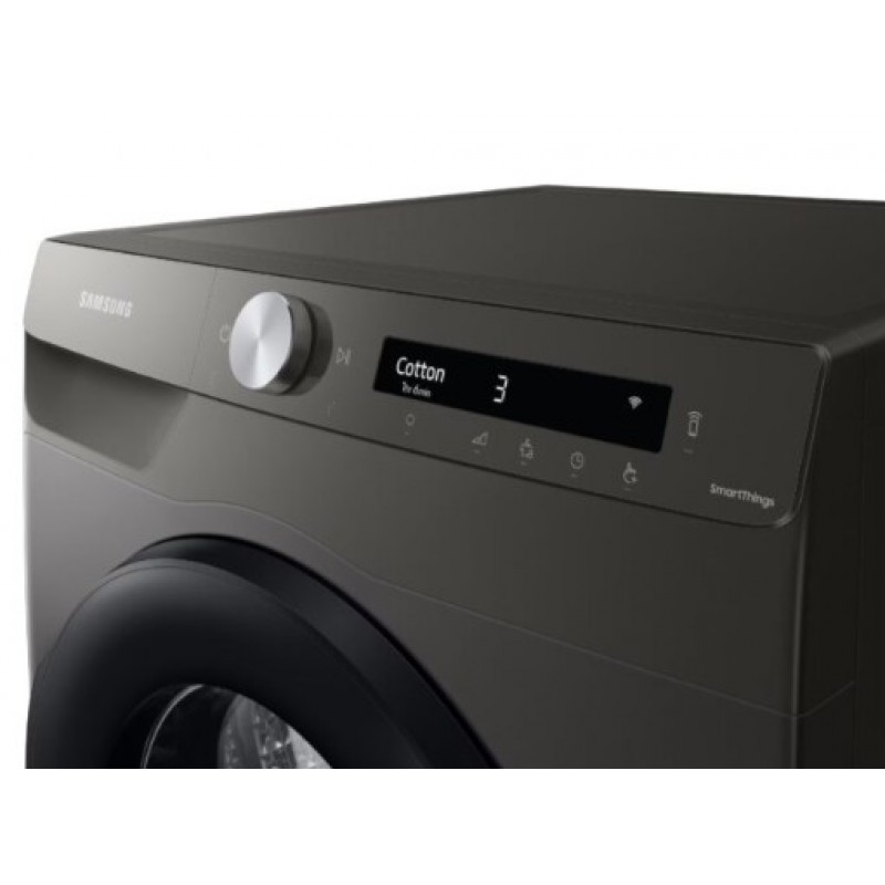 Samsung DV90T5240AN wasdroger Vrijstaand Voorbelading 9 kg A+++ Roestvrijstaal