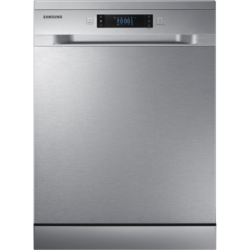 Samsung DW60M6050FS - Vrijstaande vaatwasser - Besteklade - RvS - Uitgestelde start timer - AquaStop-functie - 44 dB
