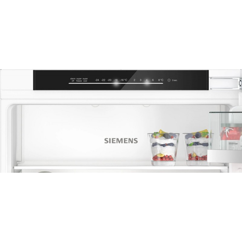 Siemens KI86NADD0 - iQ500 - Inbouw koelkast - koel-vriescombinatie - 177.2 cm x 55.8 cm - Vlakscharnier - softClose - noFrost: nooit meer je vriezer ontdooien - hyperFresh meer ruimte voor groente en fruit