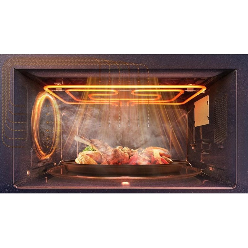 Samsung MC35R8058CC  - Combi-magnetron - Zwart - PowerGrill Duo - Airfry - Gemakkelijk schoon te houden