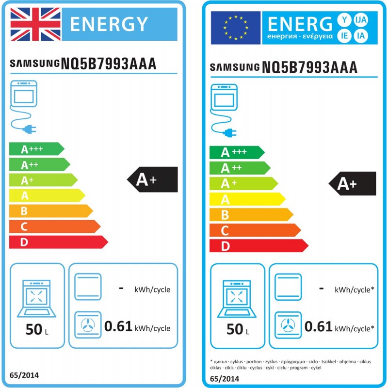 Samsung NQ5B7993AAA 50 l 2800 W Beige