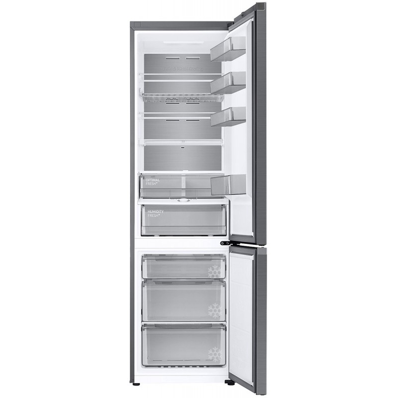 SAMSUNG RB38C776ASR Koel-vriescombinatie (A, 108 kWh, 2030 mm hoog, zilver)