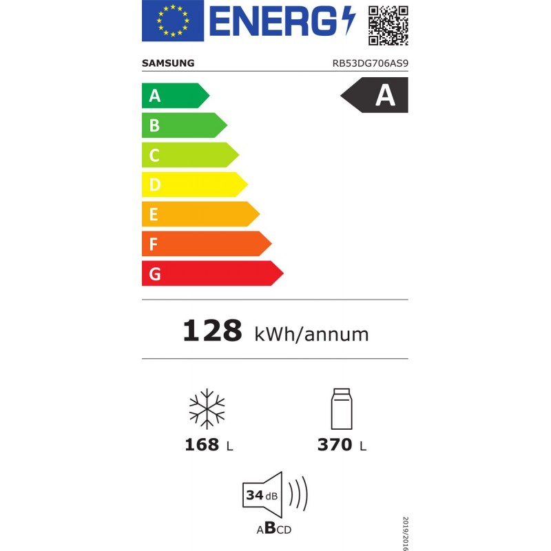 Samsung RB53DG706AS9EF - 6000 serie - Koel-vriescombinatie - Extra Breed - WiFi