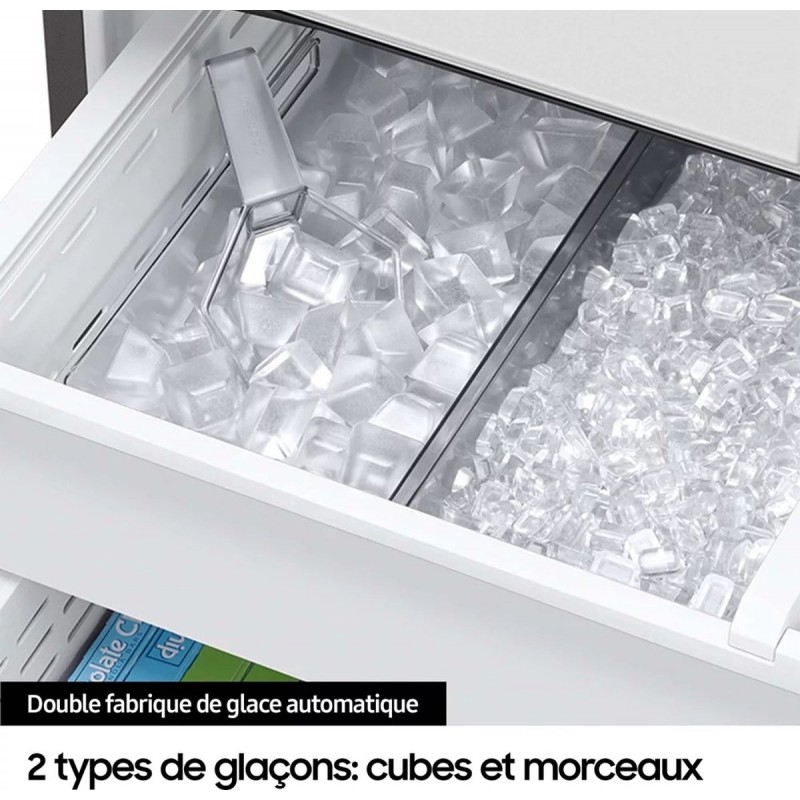Samsung RF24BB620EB1 - Amerikaanse koelkast - French Door - Zwart - Energielabel E - No Frost - 674 L 