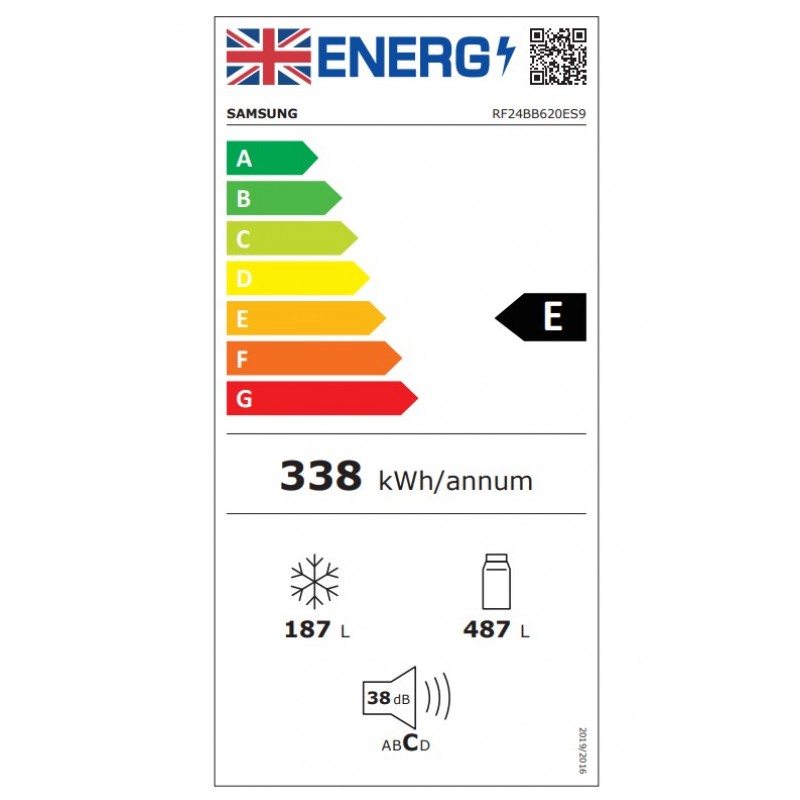 SAMSUNG Bespoke met automatische waterkan RF24BB620ES9 Smart koel-vriescombinatie - Zilver