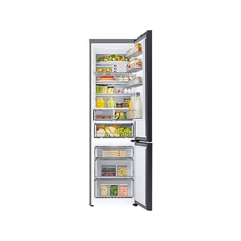SAMSUNG RL38C7B5BS9/EG Koel-vriescombinatie op maat (Energielabel B, 387 l, 203 cm hoog, roestvrijstalen look)
