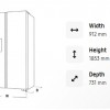 SAMSUNG Bespoke AI Series 9 RM90F67CECEU Slimme Koel-Vriezer - Zwart