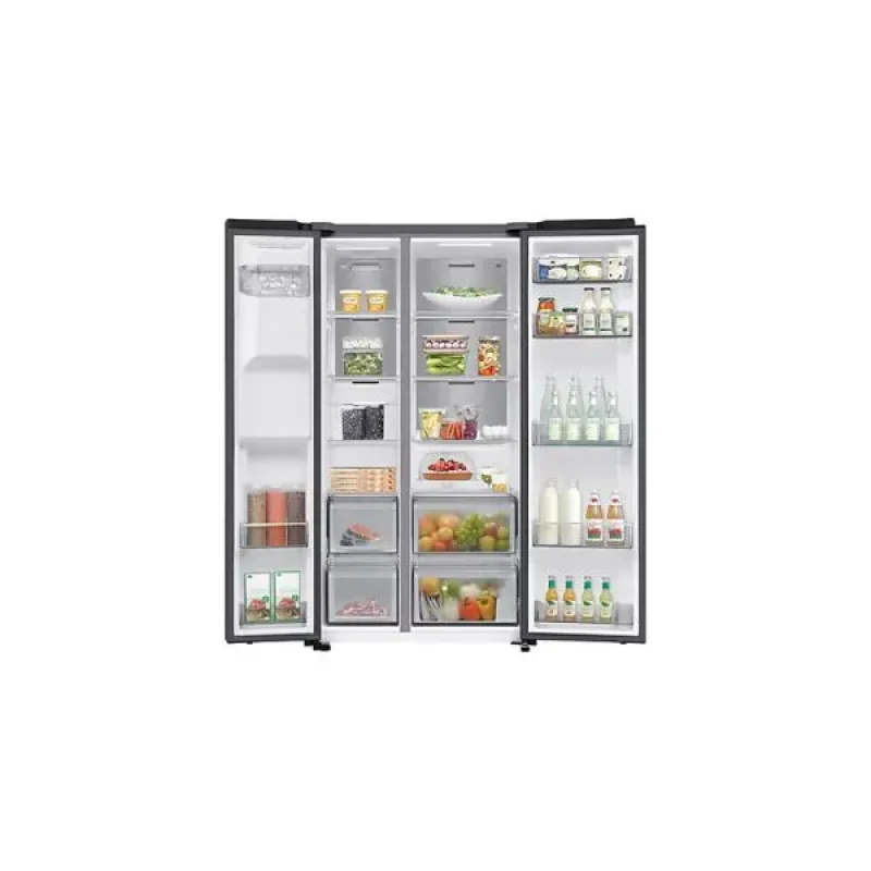 Samsung RS70F64KEF amerikaanse koelkast Vrijstaand 640 l E Zilver