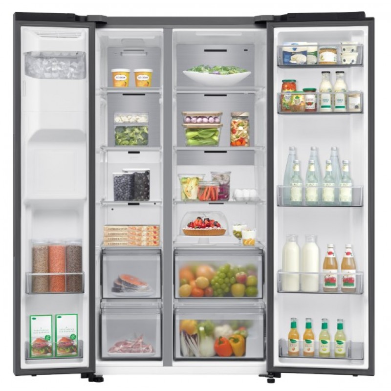 Samsung RS70F66KBTEF - 7-serie - Amerikaanse koelkast - (634L) - Zilver (mat) - Wifi