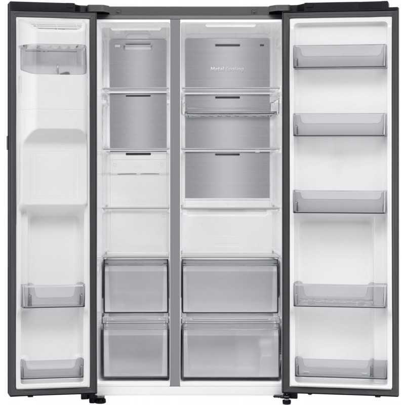 AI Home koelkast 9-serie (621L) Zwart (mat) Wifi RS90F64EDF 