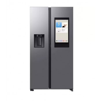 Samsung Bespoke AI Family Hub RS90F66BET– Amerikaanse stijl Smart Koel-Vriescombinatie (Zilver)