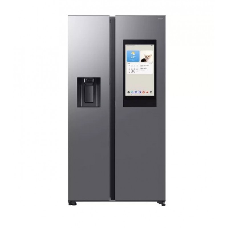 Samsung Bespoke AI Family Hub RS90F66BET– Amerikaanse stijl Smart Koel-Vriescombinatie (Zilver)