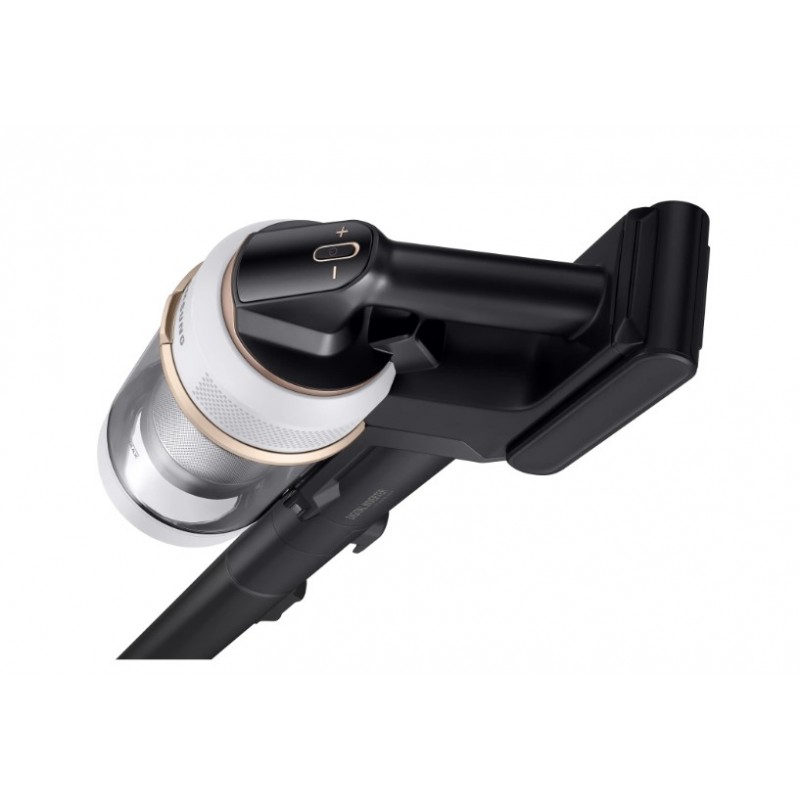 SAMSUNG VS20B95843W/GE - BESPOKE Jet Plus draadloze stofzuiger - 0,5 l - accuduur: tot 60 minuten - vervangbare accu - wit