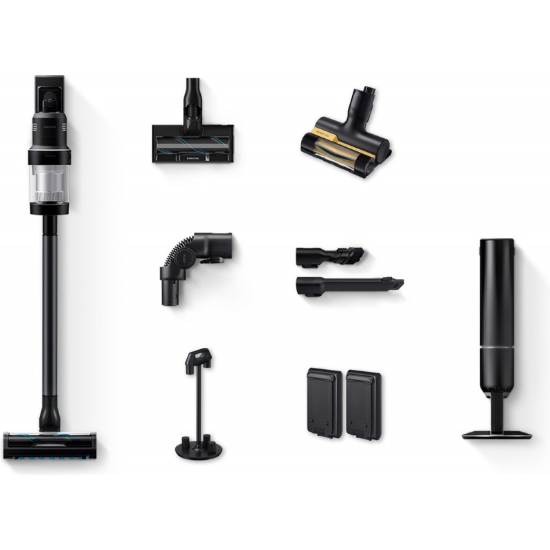 Samsung VS28C9784QK/EU steelstofzuiger & elektrische bezem 2-in-1-steelstofzuiger Batterij/Accu Droog Zakloos 0,5 l Zwart