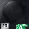 Samsung WD90DG5G34BB, Voorbelading, Vrijstaand, Zwart, Links, Zwart, LED
