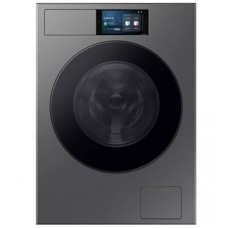Samsung Series 9 AI Home WF90F09C4SU – Slimme wasmachine (Donkerzilver)  9 kg • 1400 toeren • WiFi • AI Energy Mode • ecobubble™-technologie