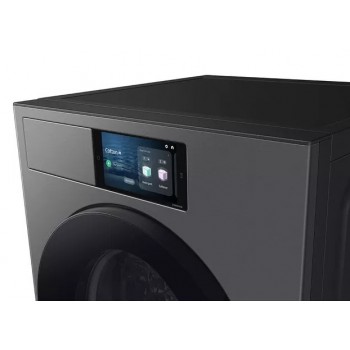Samsung Series 9 AI Home WF90F09C4SU – Slimme wasmachine (Donkerzilver)  9 kg • 1400 toeren • WiFi • AI Energy Mode • ecobubble™-technologie