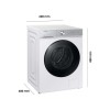 SAMSUNG WW11DB8B95GH Wasmachine op maat (11 kg, 1400 tpm, A)