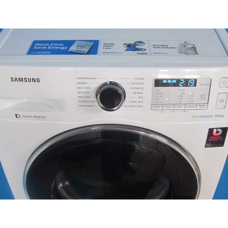SAMSUNG WW80K5413UW - 8KG - 1400T - Uitgestelde start 