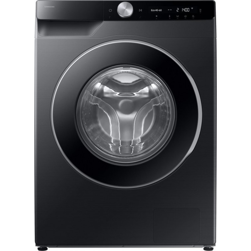 Samsung 6000 serie - Wasmachine WW90DG6U85LB - A-label - 9 Kg - Zwart - Ai Ecobubble - Stoom - Super Speed - SpaceMax